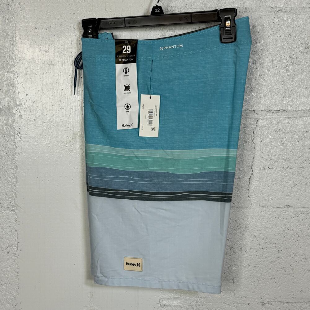 Hurley Phantom Naturals Weekender 20" Boardshorts Tahitian Teal 29 $60
